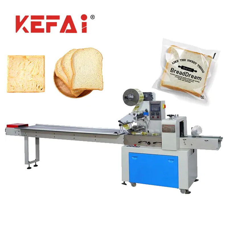 KEFAI Flowpack duonos pakavimo mašina