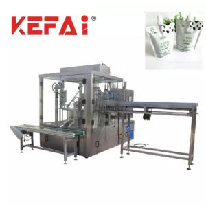 KEFAI Rotary snapelio maišelių užpildymo ir uždengimo mašina